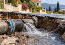 ΤΩΡΑ Έκτακτη διακοπή υδροδότησης λόγω βλάβης σε κεντρικό αγωγό στα Μεταξάτα Κεφαλονιάς